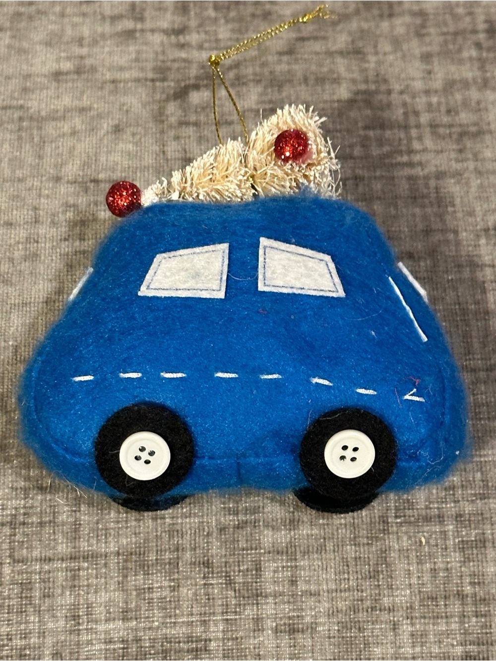 💥 $5 if bundled -  Felt Soft Christmas Ornament Vehicle RV Car VW Tree on top